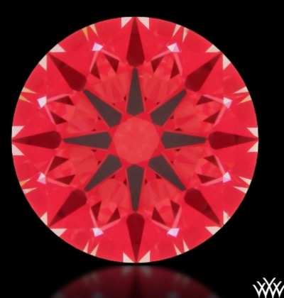 Whiteflash Ideal-Scope des Hearts & Arrows Diamanten 0,705 ct H VS2